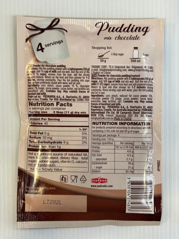 Dolcela Pudding Mix Chocolate - Image 3