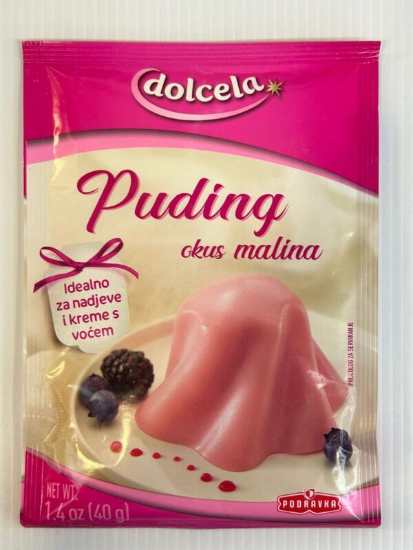 Dolcela Pudding Mix Raspberry 40g