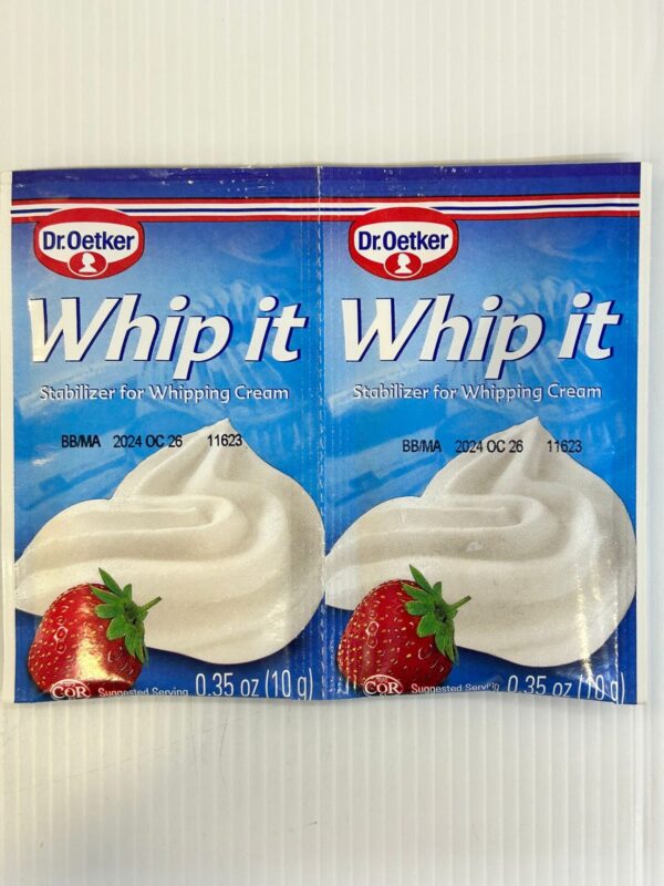 Dr. Oetker Whip It  Stabilizer For Whipping Cream 10g