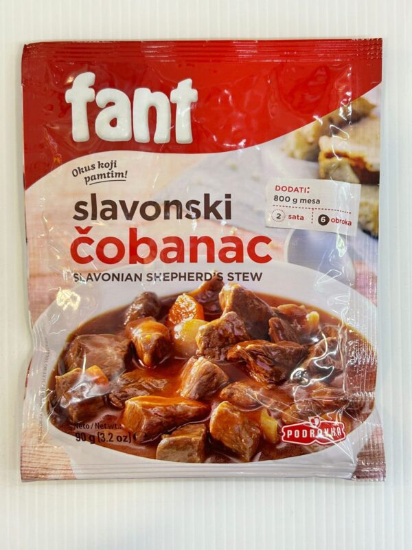 Fant Seasoning Mix For Slavonian Shepherd's Stew 90g