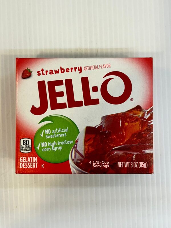 JELL-O Strawberry Gelatin Dessert 85g
