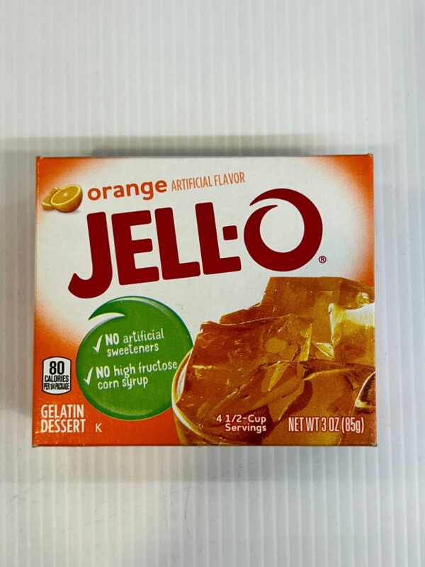JELL-O Orange Gelatin Dessert 85g