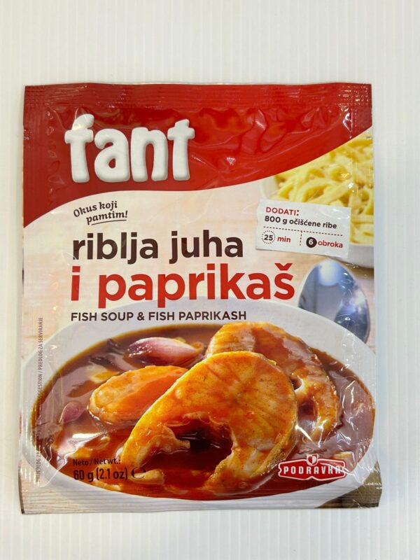 Fant Seasoning Mix For Fish Soup And Fish Paprikash 60g