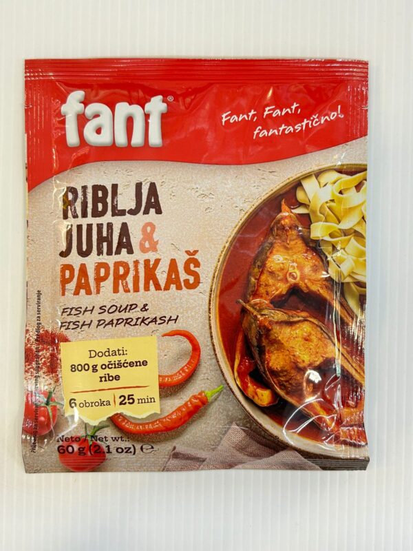 Fant Seasoning Mix For Fish Soup & Fish Paprikash 60g
