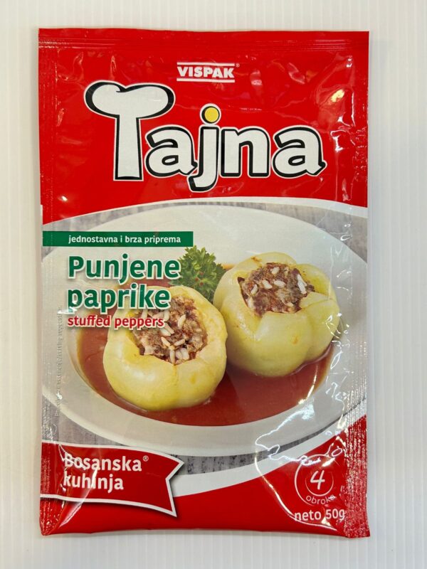 Vispak Tajna Seasoning Mix For Stuffed Peppers 50g