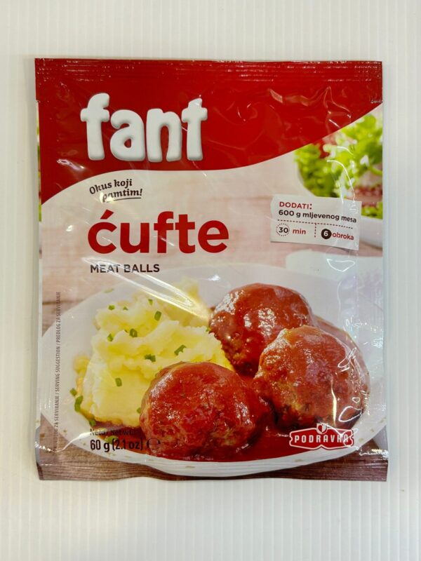 Fant Seasoning Mix For Meatballs 60g