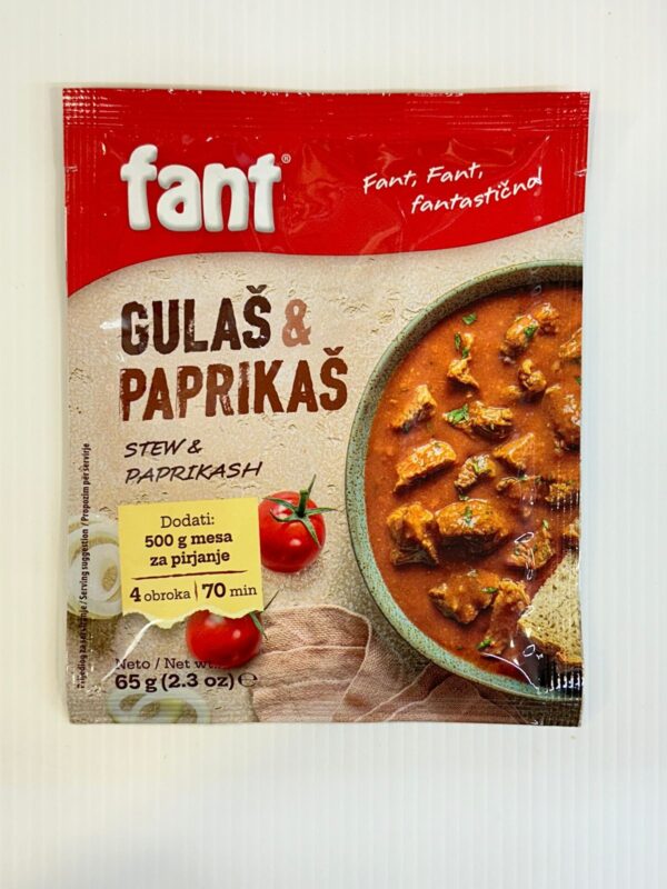 Fant Seasoning Mix For Stew And Paprikash 65g