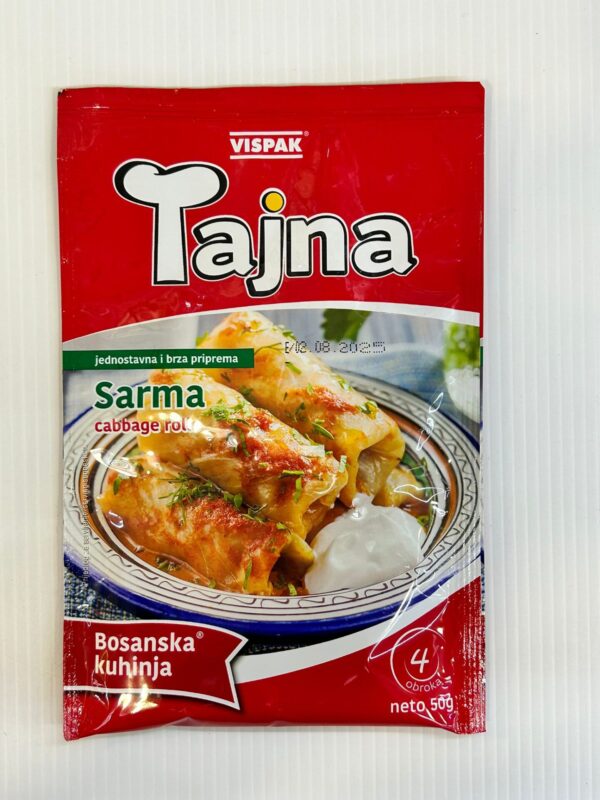 Vispak Tajna Seasoning Mix For Cabbage Rolls 50g