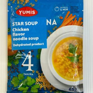Yumis Star Soup Chicken Flavor Noodle Soup 65g