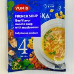 Yumis French Soup Beef Flavor Noodle Soup With Mushrooms 60g