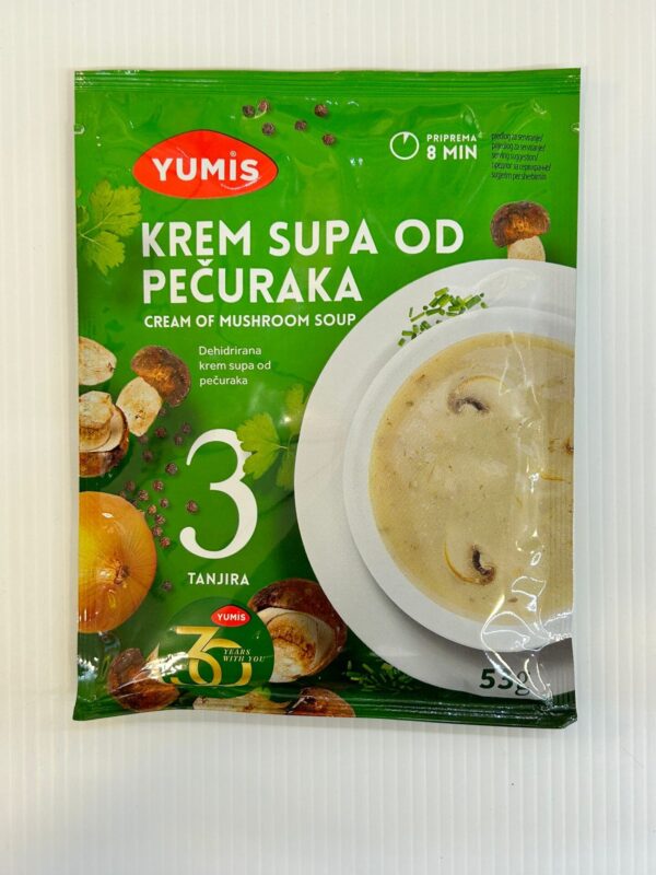 Yumis Cream Of Mushroom Soup 53g