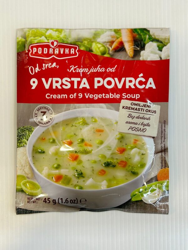 Podravka Cream Of 9 Vegetable Soup 45g