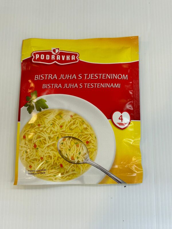 Podravka Clear Soup With Noodles 45g