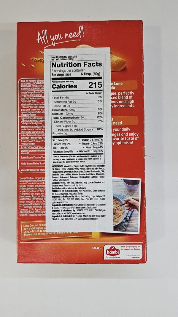 Bambi Lane Ground Biscuits 300g - Image 3