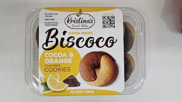 Kristina's Cocoa & Orange Flavored Cookies 350g