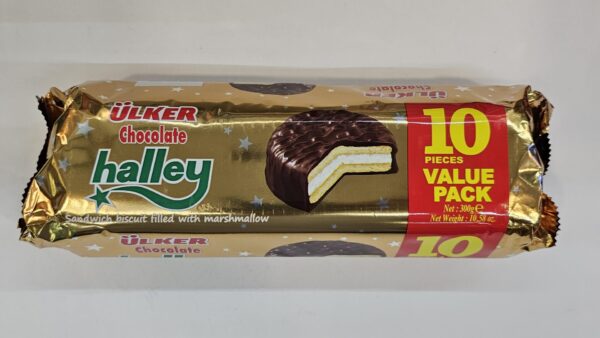 Ulker Halley Sandwich Biscuit Filled With Marshmallow 300g