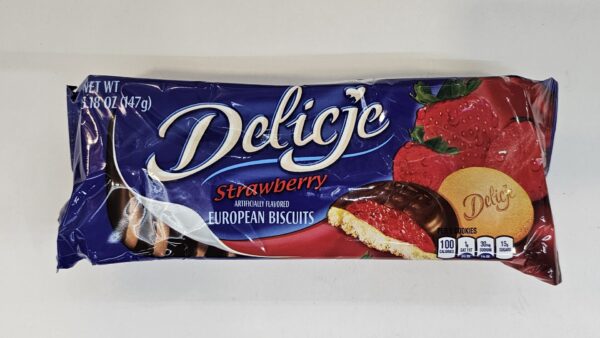 Delicje Strawberry Biscuits 147g