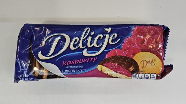 Delicje Raspberry Biscuits 147g
