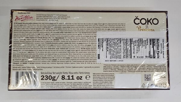 Novo Coko Integralna Whole Wheat Biscuit Chocolate Coated 230g - Image 3