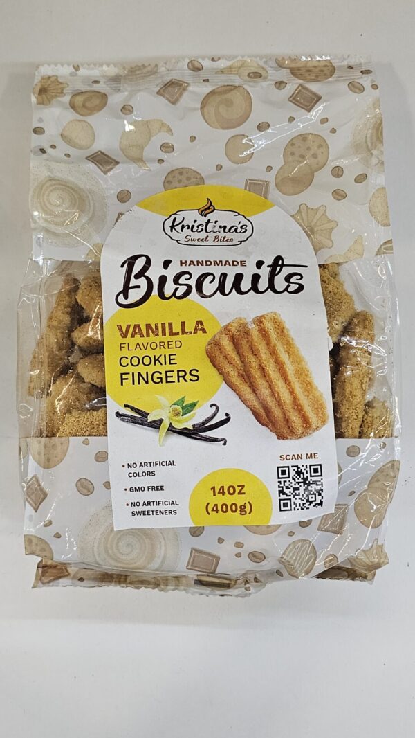Kristina's Vanilla Flavored Cookie Fingers 400g