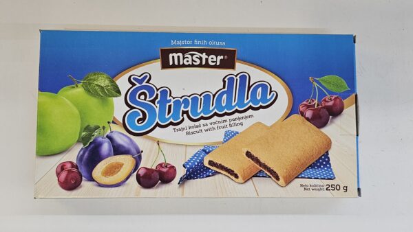 Master Strudla Biscuit With Fruit Filling 250g