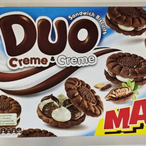 Sweet Plus Duo Sandwich Biscuits Milk & Cocoa Creme Max 270g