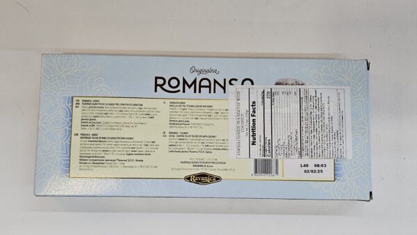 Romansa Cocoa Coated Tea Biscuit With Coconut 150g - Image 3