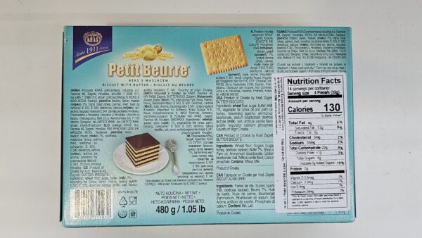 Kras Petit Beurre Biscuit With Butter 480g - Image 3