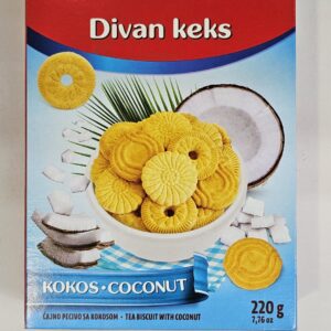 Kent Divan Keks Tea Biscuit With Coconut 220g
