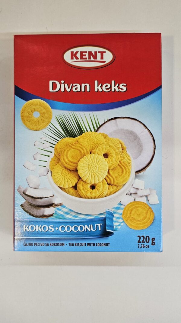 Kent Divan Keks Tea Biscuit With Coconut 220g